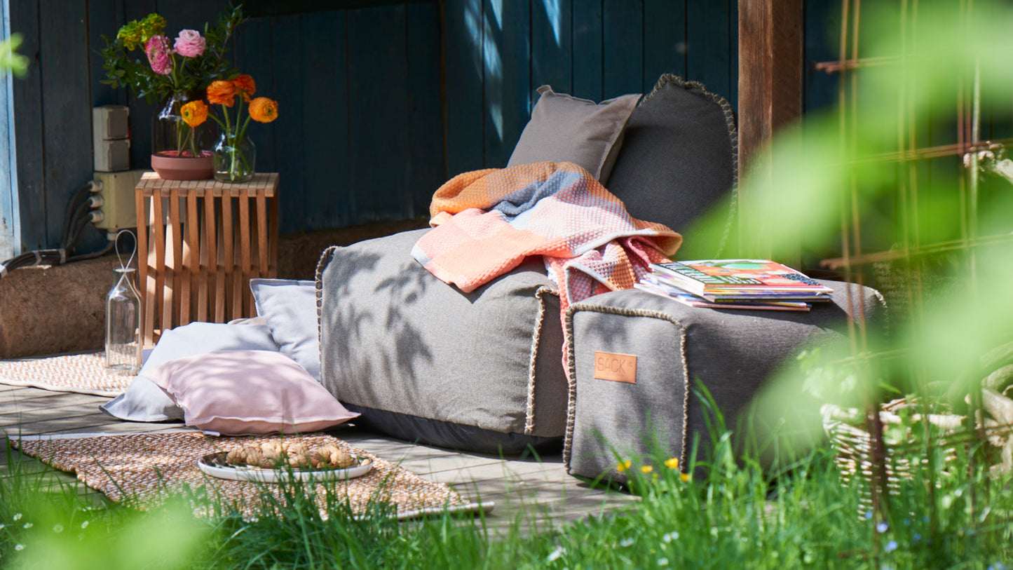 Cobana Square Pouf - Puff for innendørs og utendørs bruk