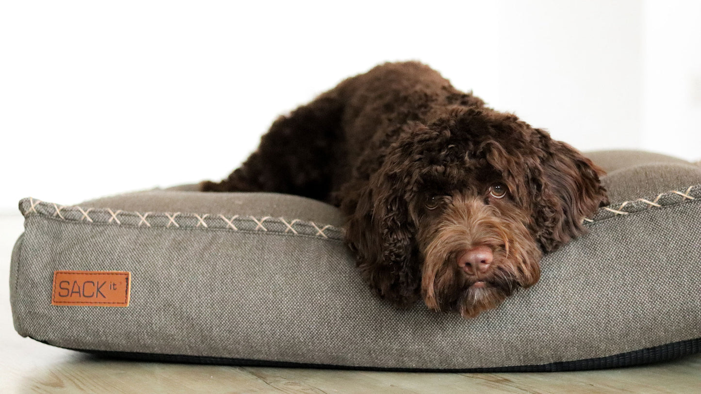 Dog bed - Eksklusiv hundepute i sterke materialer