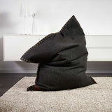 Cobana Beanbag i grått stoff, stor vannavstøtende sakkosekk for innendørs og utendørs bruk.