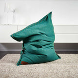 Cobana Beanbag i grått, stor vannavstøtende sakkosekk med rund form og mykt stoff.