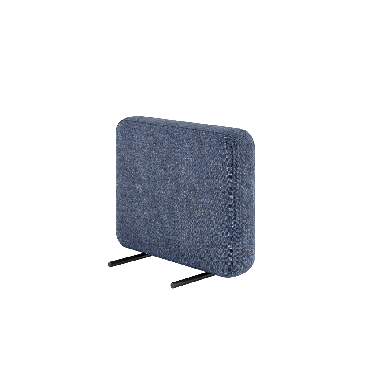Cobana Lounge Sofa armrest in Kirra Indigo with aluminum frame and outdoor fabric