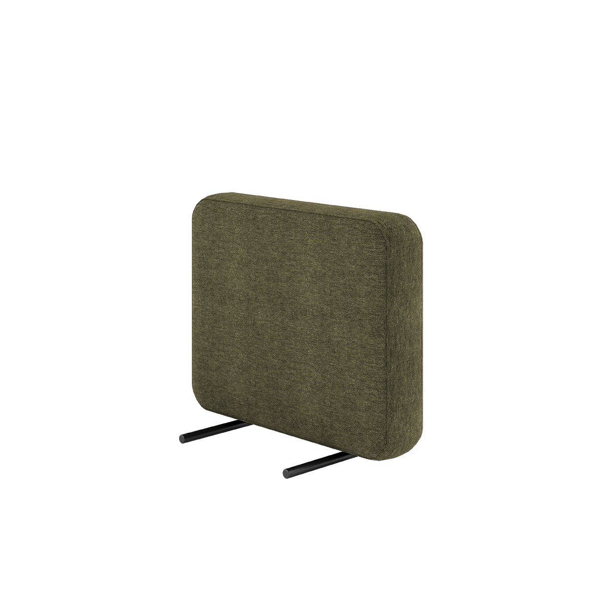 Cobana Lounge Sofa armrest in Kirra Olive with aluminum frame and outdoor fabric.