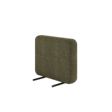 Cobana Lounge Sofa armrest in Kirra Olive with aluminum frame and outdoor fabric.