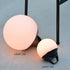 SACKit Light 250 utendørslampe med rund hvit lyskule og tauhåndtak i nautisk design.