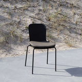 Patio Chair no. One med Cobana Brown pute i olefinfiber, utendørs spisebordsstol med sklisikker bakside.