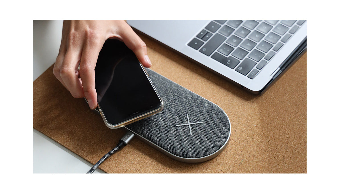 CHARGEit Dual Dock - Trådløs dobbeltlader