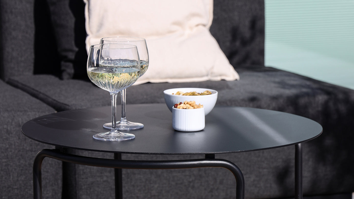 Patio Sofa Table - Ø70 - Utendørs sofabord i aluminium