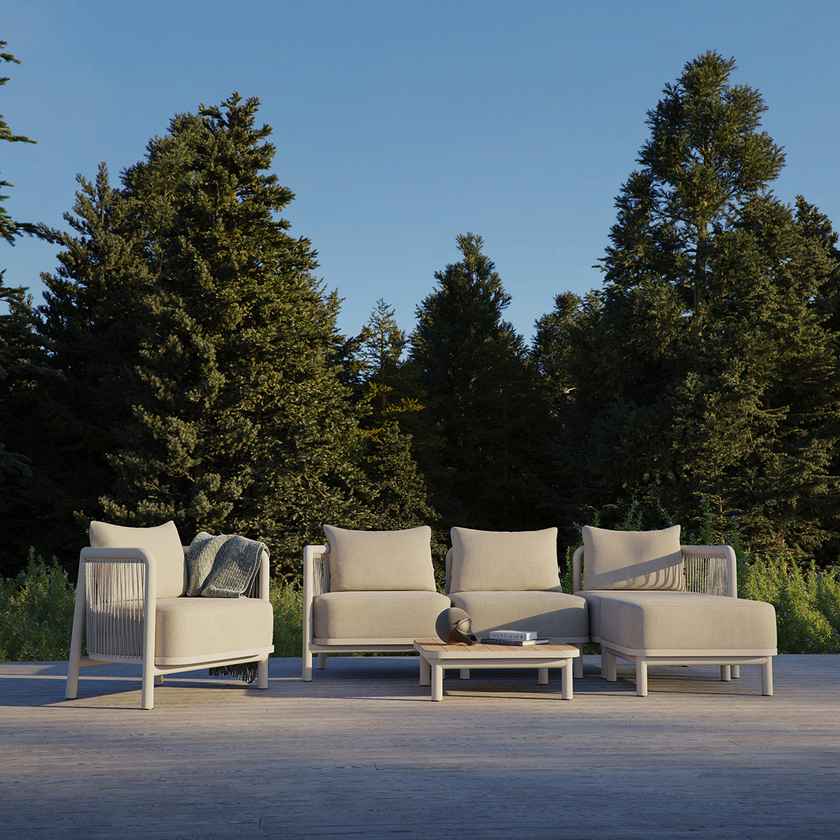 Kirra Lounge Sofa - 3 seater - Utendørs modulsofa for to personer