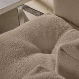 Soft Sofa Indoor hjørnesofa i beige Teddy-tekstiler med modulær design og myke puter.