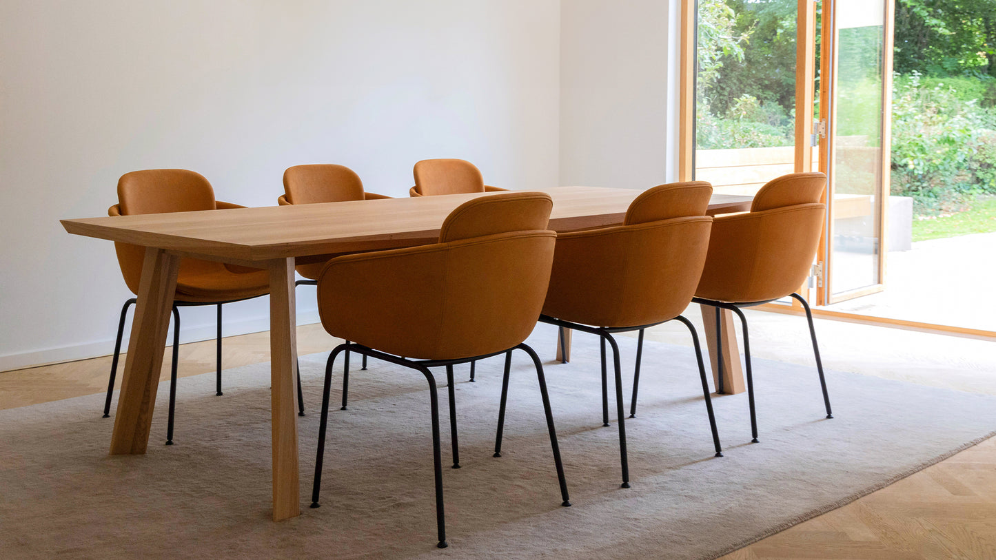 Chair no. One S2 Polished Swivel - Innendørs spisebordsstol