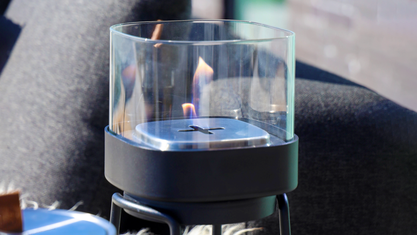 Patio Accessory Stand Ø14 + Bio Lamp - Innendørs/utendørs bioetanollampe med stativ