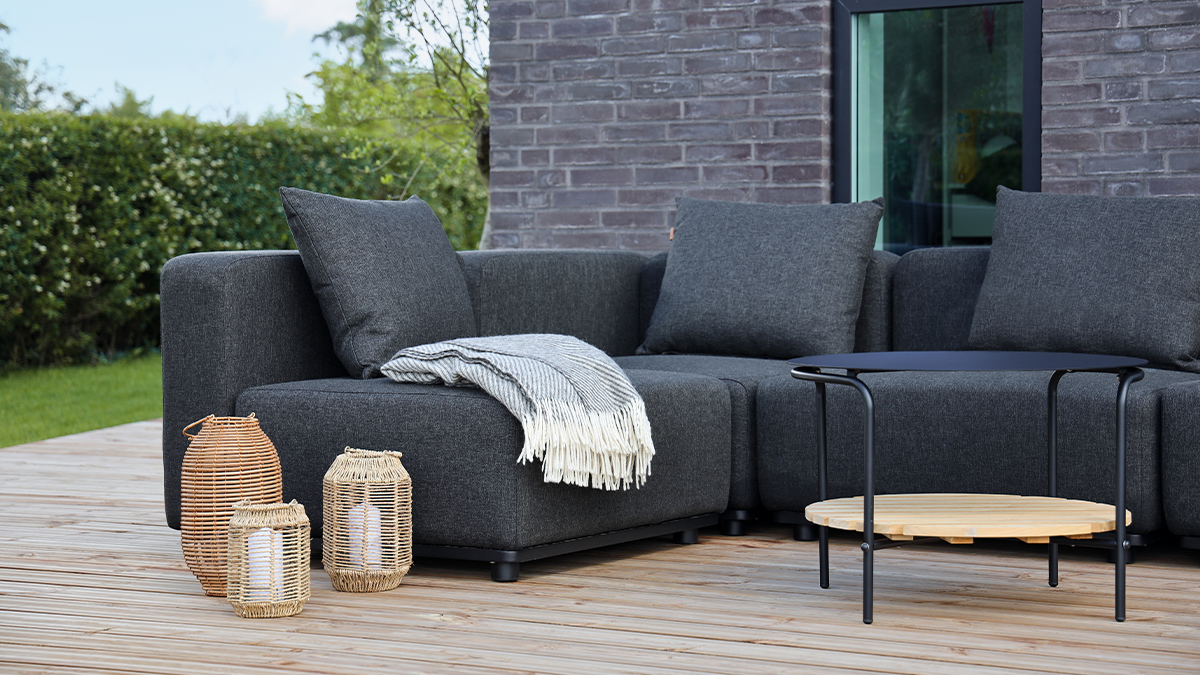 Patio Sofa Table - Ø70 - Utendørs sofabord i aluminium