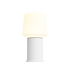 Ambience Lamp Intelligent+ med London base i hvitt pulverlakkert stål, størrelse 8, batteridrevet utendørslampe.