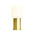 Ambience Lamp Intelligent+ with London base in brass, medium size, sleek outdoor lamp with adjustable light.