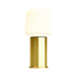 Ambience Lamp Intelligent+ with brass London base, medium size, sleek outdoor lighting design.