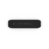 Move 150 svart Bluetooth-høyttaler med Fiord stoff og lær, kompakt design for bærbar bruk.