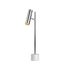Expo Table bordlampe med polert marmorsokkel og matt aluminium i polert farge, innendørs belysning