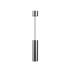 Polished Expo Pendant pendellampe i aluminium med slank, sylinderformet design og lang kabel.