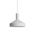 Hvit Dawn Pendant Ø25 pendellampe i aluminium med perforert topp og hvit innerskjerm.
