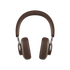 Brune Touch 310 over-ear høretelefoner med USB-C-lading og polstret design i PU-skinn og tekstil.