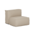 Beige Soft Sofa Outdoor sittemodul fra sackit med myk form og høy rygg for komfortabel avslapning utendørs i nordisk vær