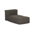 Mørkegrå Soft Sofa Outdoor loungemodul fra sackit med myke former og høy rygg, designet for avslapning i uteområdet