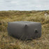 Soft Sofa Outdoor pouf i Kirra Olive, myk og lav sitteplass for utebruk.