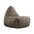 Cobana Lounge Chair sakkestol i brun olefinfiber med ryggstøtte, egnet for inne og utebruk.