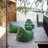 Cobana Lounge Chair i grå olefinfiber med ryggstøtte, innendørs og utendørs bruk.