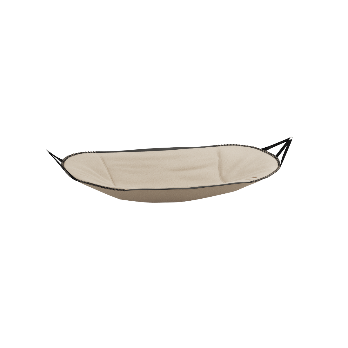 Boucle Beige Cobana Hammock Fabric hengekøye i mykt olefin-tekstil for utendørs bruk.