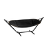 Cobana Hammock med svart Cobana-stoff og svart aluminiumstativ, utendørs hengekøye og solseng.