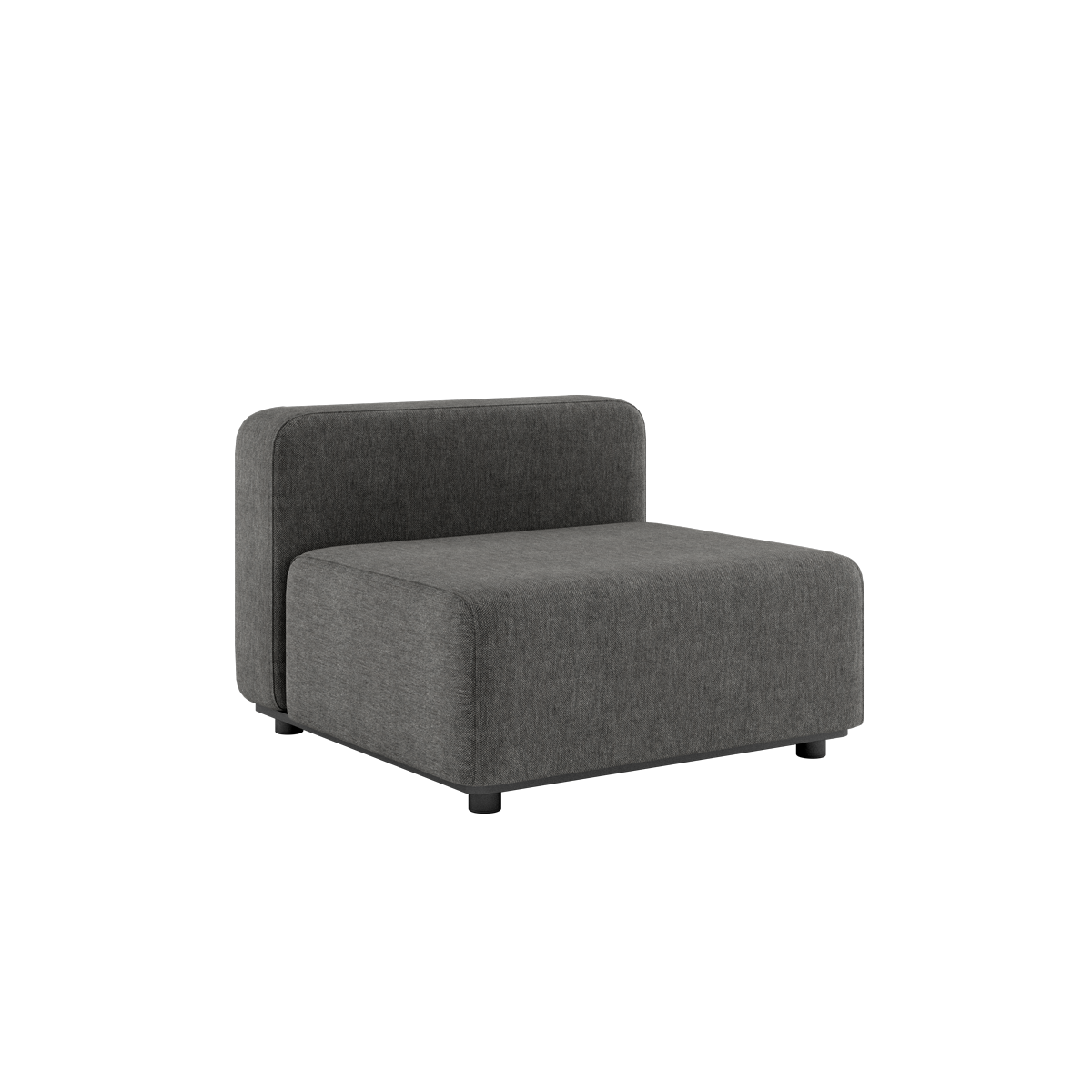 Cobana Lounge Sofa sete i grått med pulverlakkert aluminiumsramme og olefintekstil.