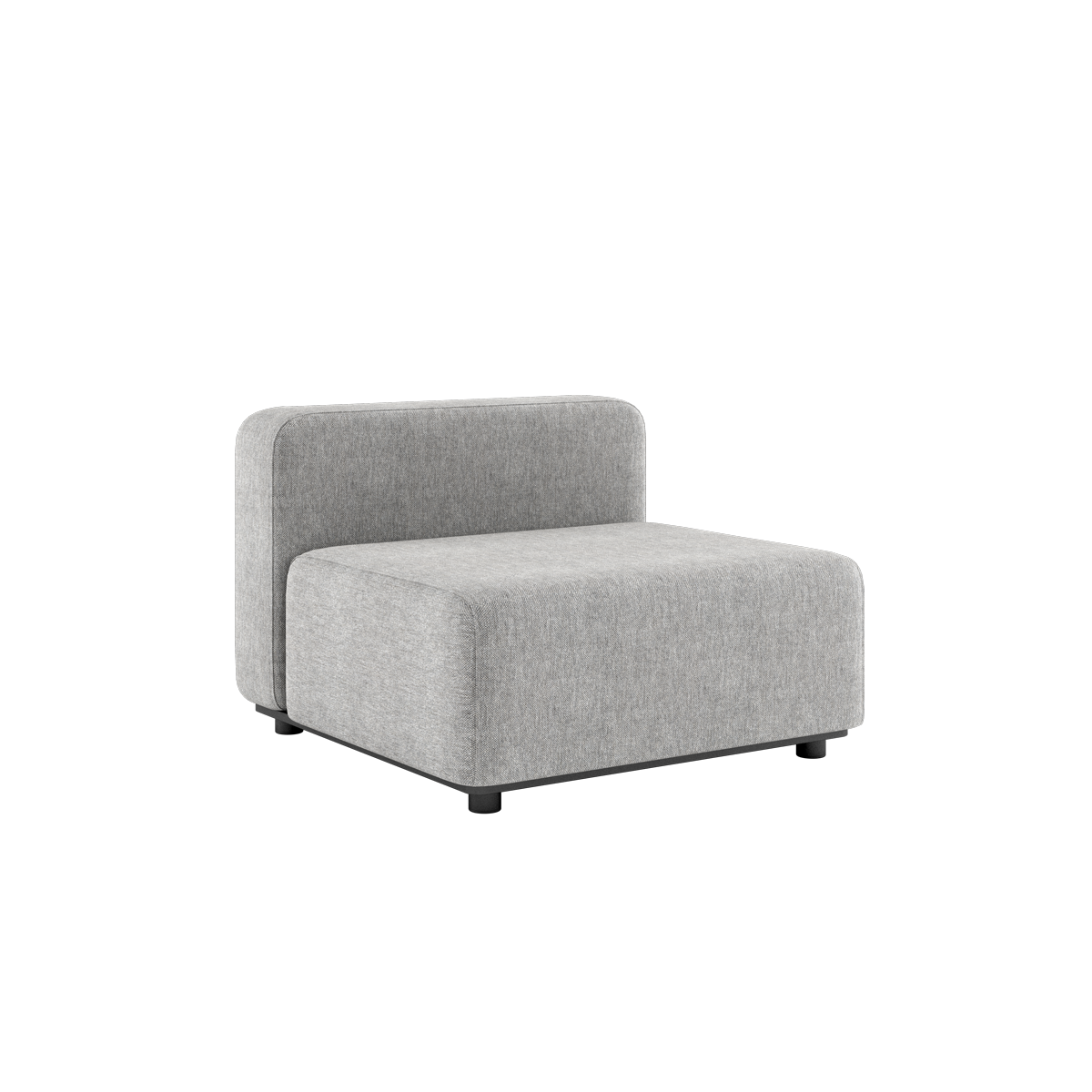 Cobana Lounge Sofa sete i Cobana Sand Melange med pulverlakkert aluminiumsramme og olefintekstil.