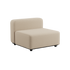 Boucle Beige Cobana Lounge Sofa modul med pulverlakkert aluminiumsramme og olefintekstiler.
