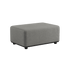 Kirra Grey Cobana Lounge Sofa pouf med pulverlakkert aluminiumsramme og vanntett olefintekstil