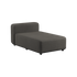 Kirra Noir Cobana Lounge Sofa med chaiselong i pulverlakkert aluminium og olefintekstiler.