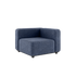 Hjørnesofa Cobana Lounge i Kirra Indigo med pulverlakkert aluminiumsramme og olefintekstiler.