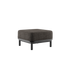 Kirra Lounge Sofa pouf i Kirra Noir med aluminiumsramme og olefin-tekstilstoff for utendørs bruk