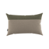 Tide Cushion pyntepute i sand og olivengrønn, vannavvisende tekstil for utendørs bruk.