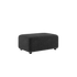Cobana Lounge Sofa pouf i svart med pulverlakkert aluminiumsramme og olefintekstil.