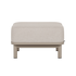 Beige polstret pouf med fire ben til Kirra loungesofa fra sackit for moderne og klassiske uterom