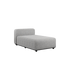 Cobana Lounge Sofa med chaiselong i sand melange farge, modulbasert utesofa med aluminiumsramme og olefintekstiler.