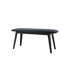 Nordic Bench i Terra Black med massivt bøketre og skinnsete i dansk design.
