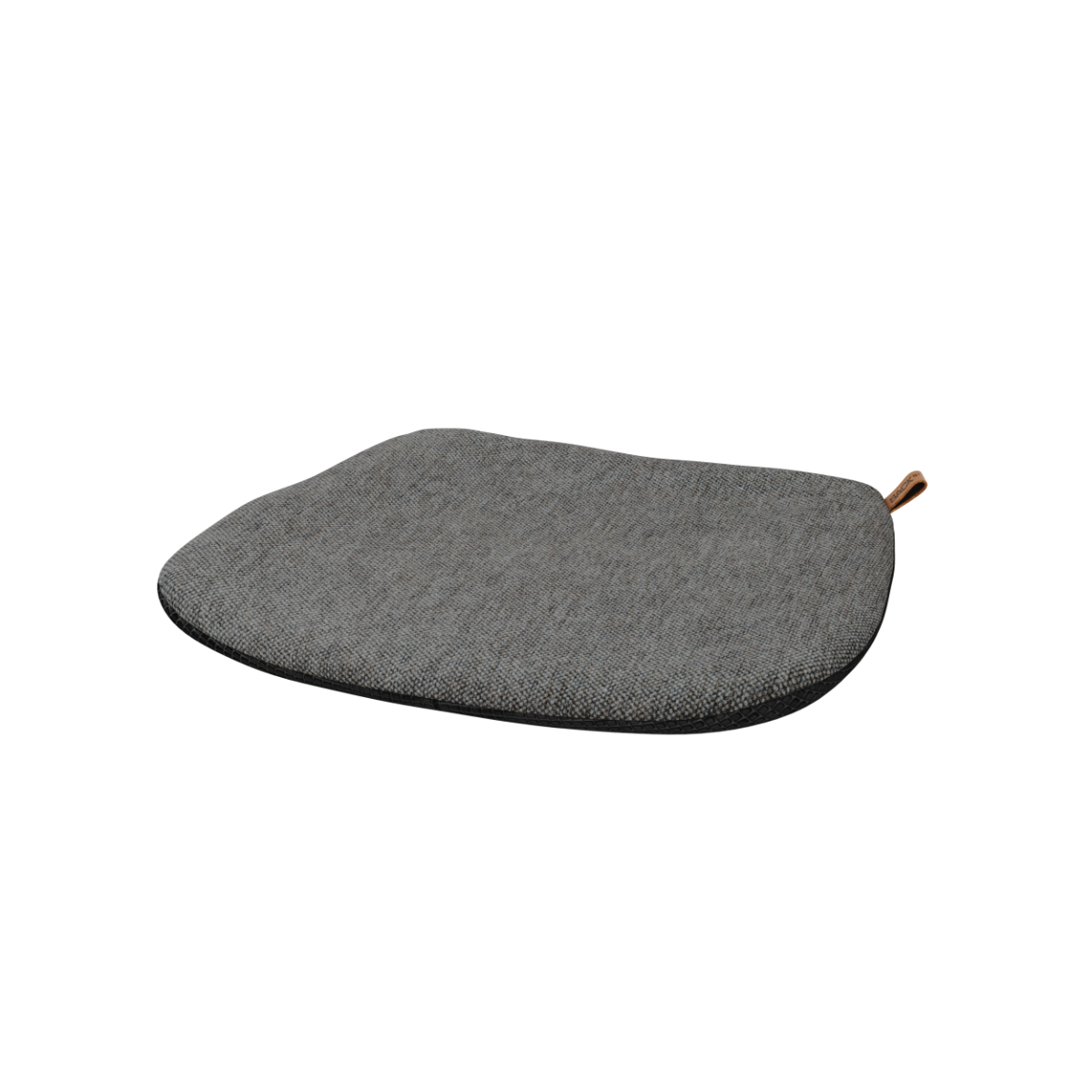 Grå Patio Cushion pute til Patio Chair no. One med sklisikker bakside, designet for utendørs bruk.