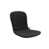 Sort Patio Cushion full pute til Patio Chair no. One med sklisikker bakside i olefinfiber.