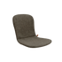 Brun Patio Cushion slipover-pute til Patio Chair no. One med sklisikker bakside i olefinfiber.