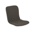 Mørk grå sittepute fra sackit til Patio Chair no. One med formtilpasset design og myk komfort for utendørs bruk i nordisk vær