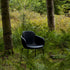 Chair no. One S2 i Terra Black med dobbeltskall og pulverlakkert stålramme, innendørs spisebordstol.