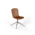 Chair no. One S1 spisestol i Terra Safari med polert aluminium dreiefot og retursving, innendørs bruk.