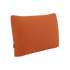 Rektangulær Soft Sofa Indoor Cushion i oransje Jaquard-tekstiler med myk, strukturert overflate.